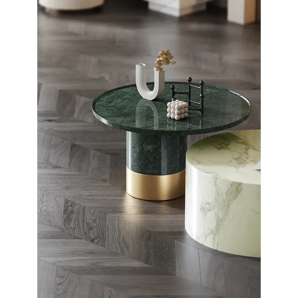 Bain Coffee Table Set Marble