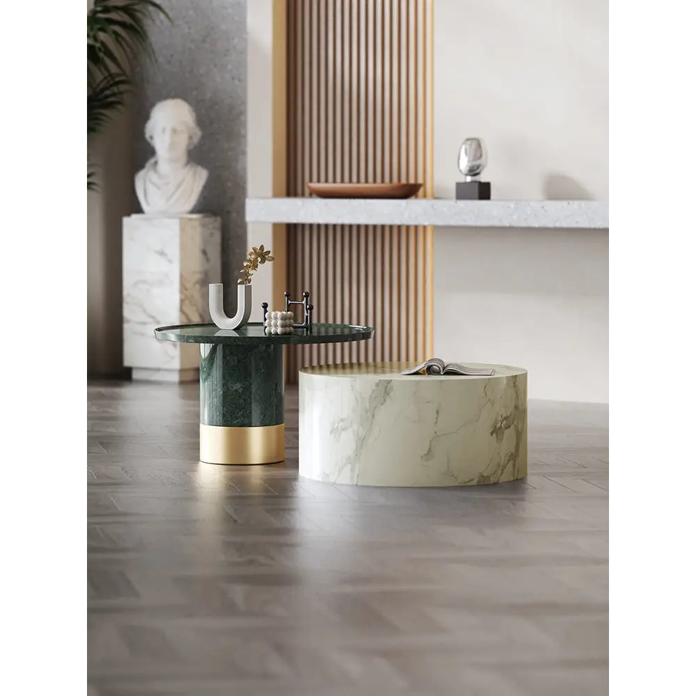 Bain Coffee Table Set Marble