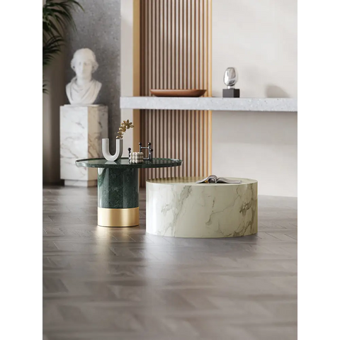 Bain Coffee Table Set Marble