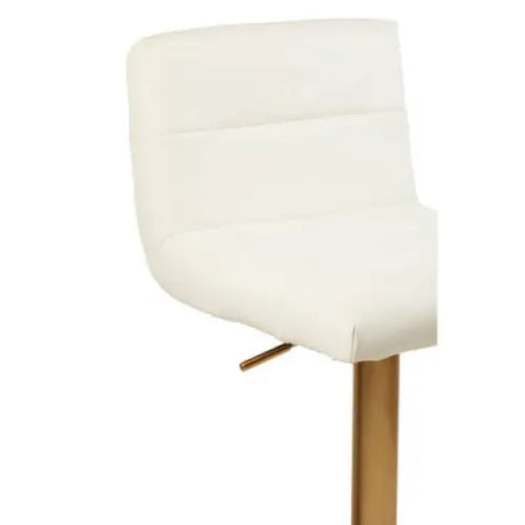 Baina White Seat Bar Stool