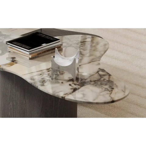Baines Coffee Table Set Marble