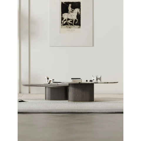 Baines Coffee Table Set Marble