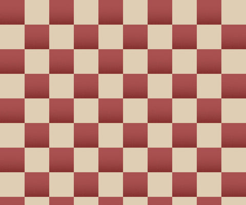 Bakersfield fabric with red and beige checkered pattern perfect for stylish home decor projects
