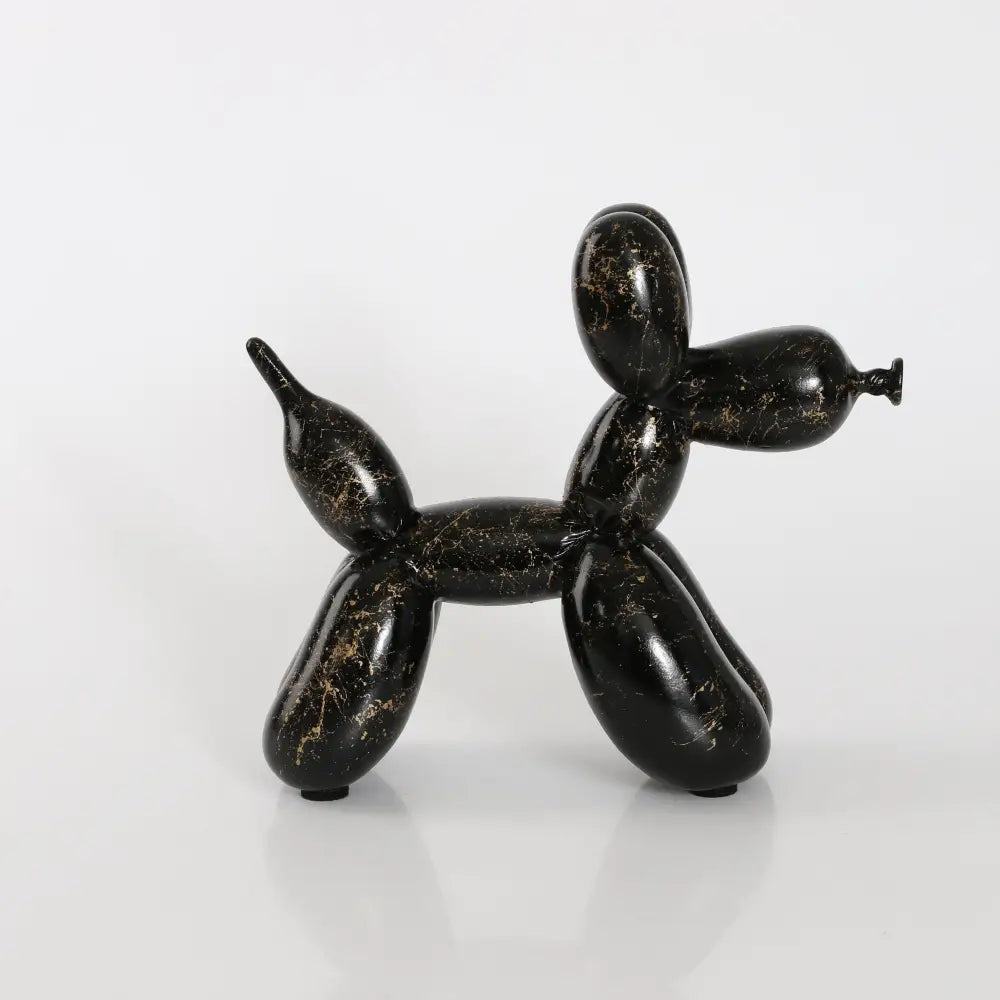 Ballon Dog - Paint Detail -Ornament - Small 7’’ / Black & Gold - Ornament