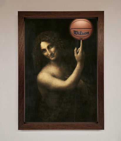 Basketball Renaissance Altered Framed Print