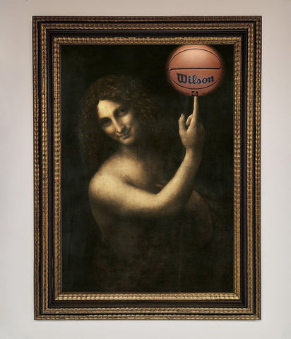Basketball Renaissance Altered Framed Print