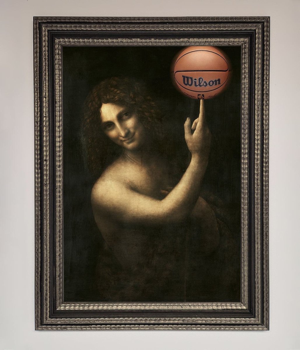 Basketball Renaissance Altered Framed Print
