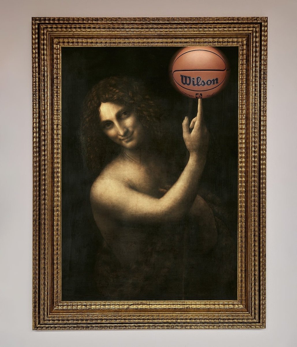 Basketball Renaissance Altered Framed Print