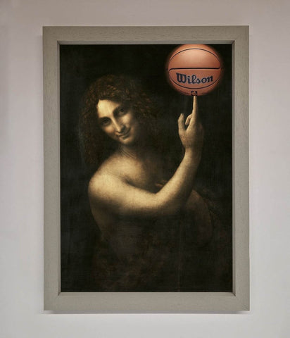 Basketball Renaissance Altered Framed Print