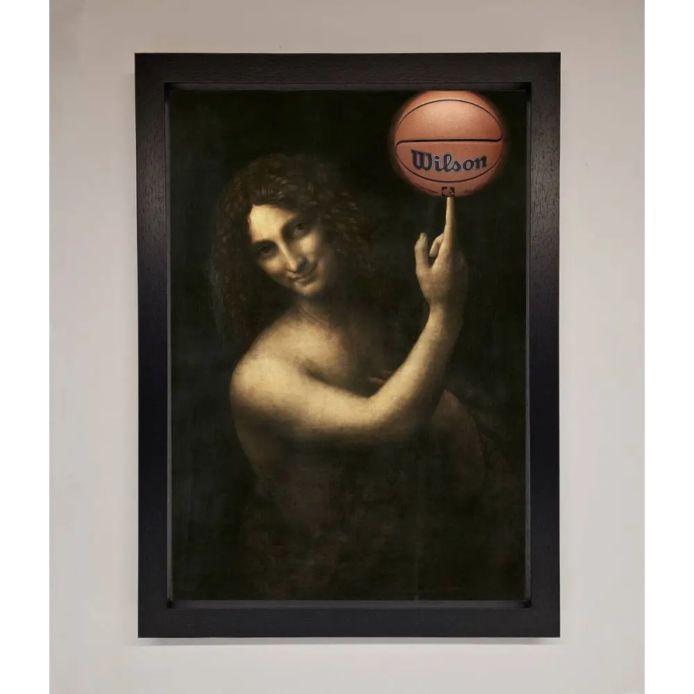 Basketball Renaissance Altered Framed Print - A3 (29.7 x 42 cm) / Black - Framed Print