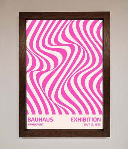 Bauhaus Pink Expedition Framed Wall Art