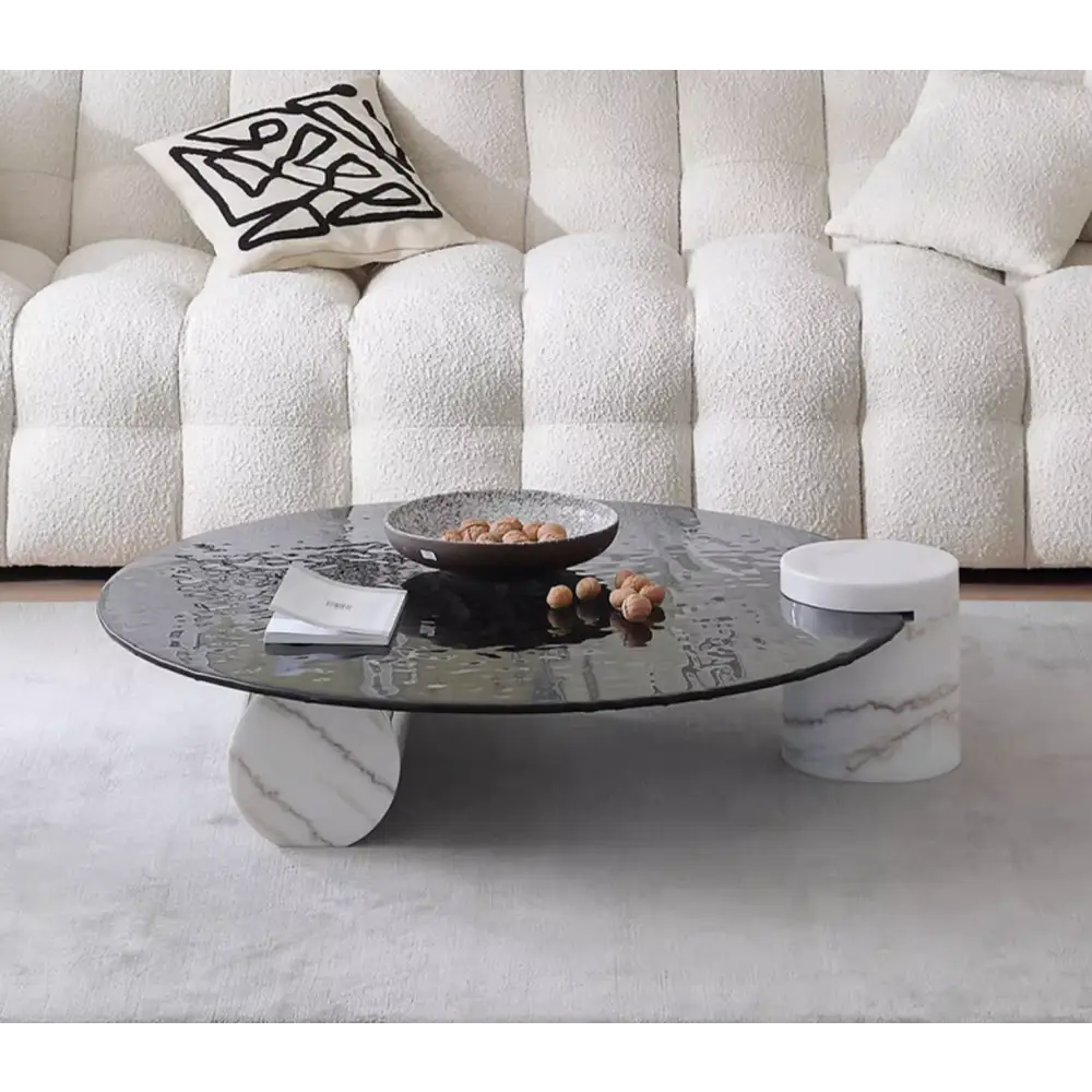Baxter Coffee Table, Wave Top｜ DC Concept