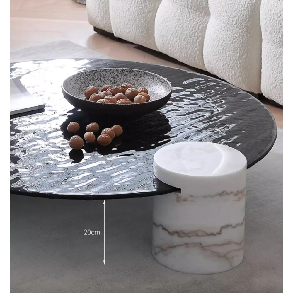 Baxter Coffee Table, Wave Top｜ DC Concept