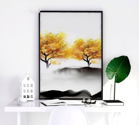 Japanese interior decor | set of 3 wall art prints for bedroom