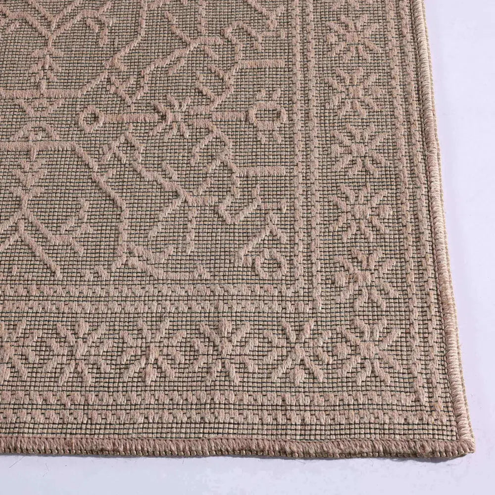 Beige Jute Looking Washable Rugs - Rugs