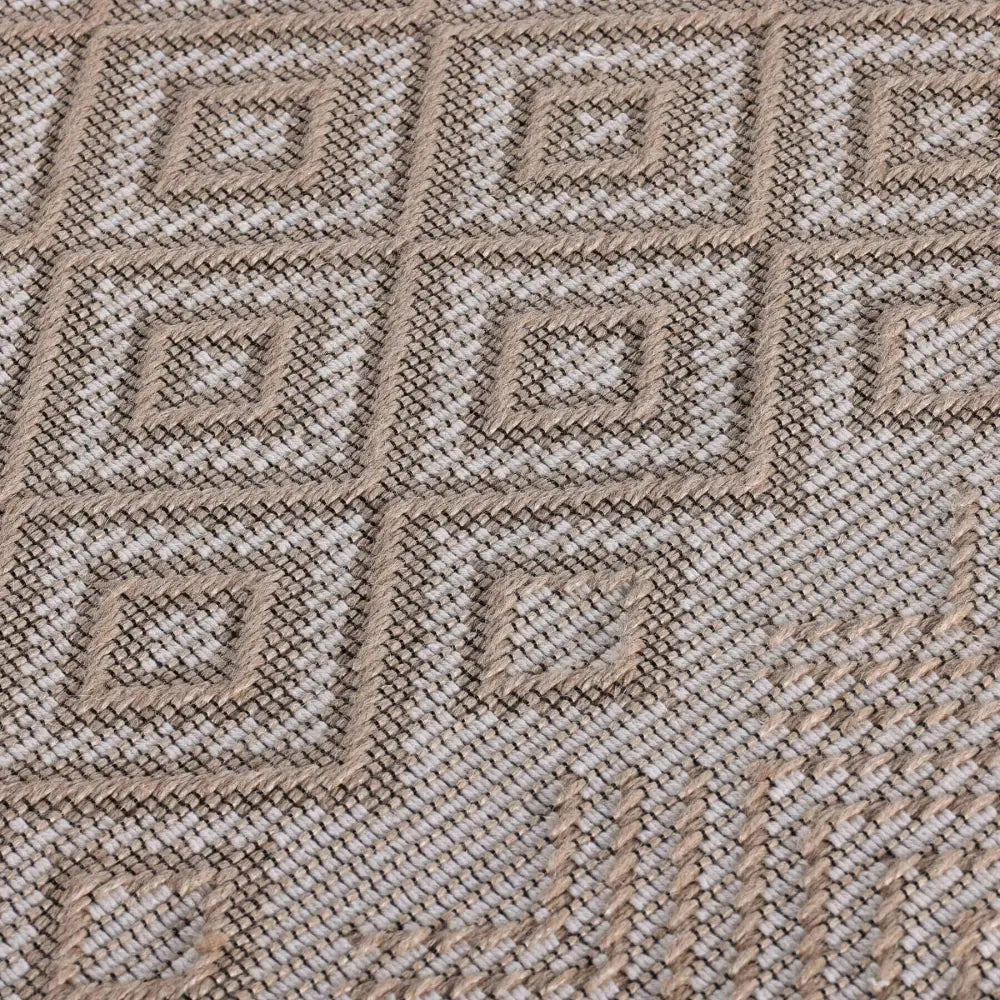 Beige Jute Looking Washable Rugs - Rugs