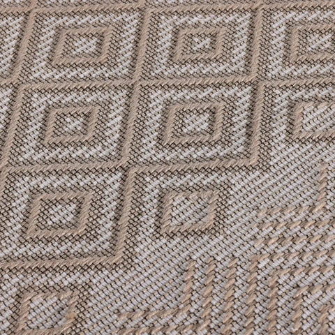 Beige Jute Looking Washable Rugs - Rugs