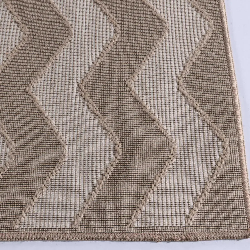 Beige Jute Looking Washable Rugs - Rugs