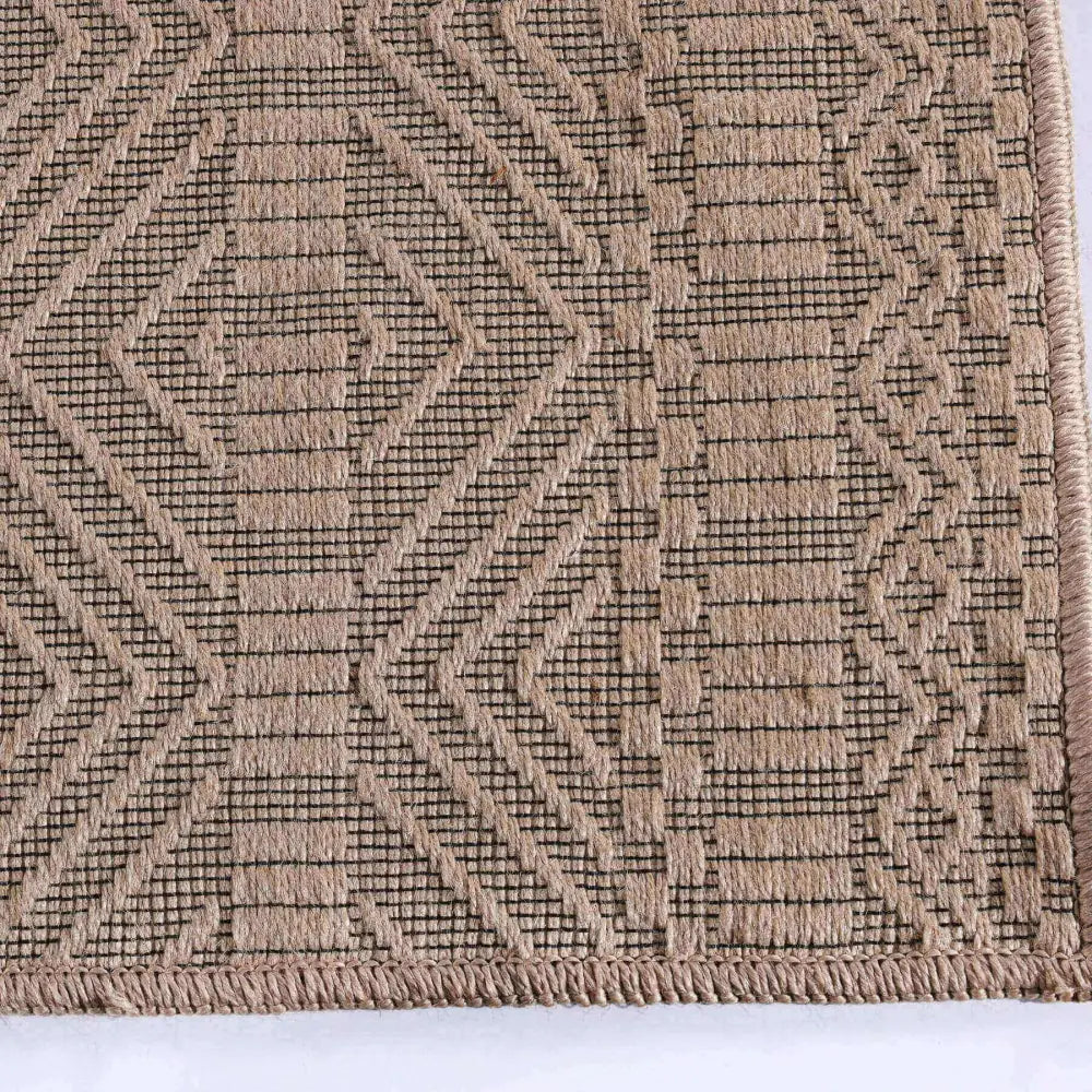 Beige Jute Looking Washable Rugs - Rugs