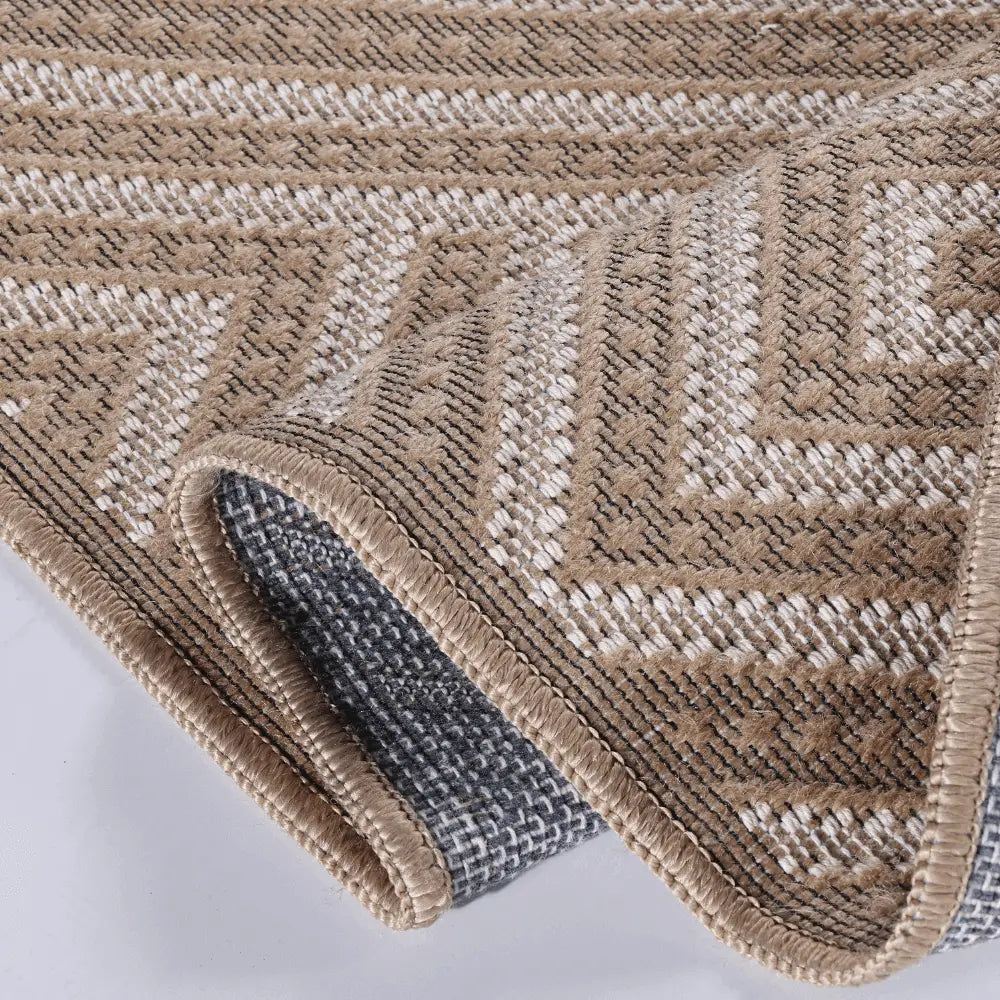 Beige Jute Looking Washable Rugs - Rugs