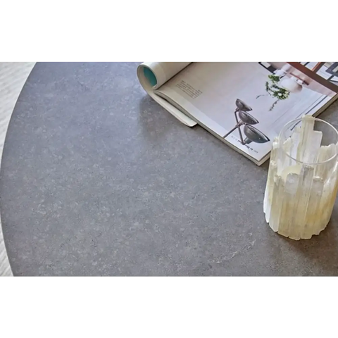 Bek Round Dining Table, Brown｜ DC Concept