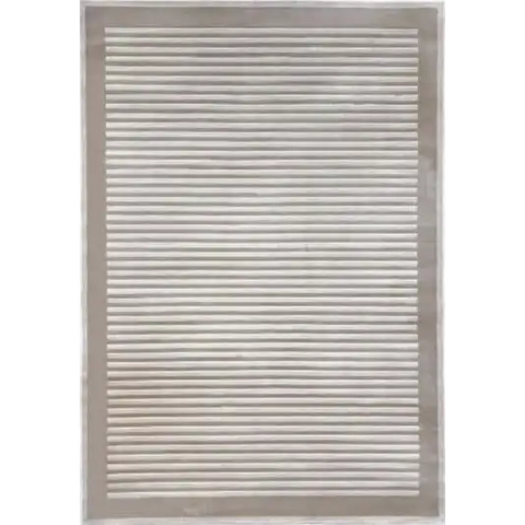 Belgrade Natural Striped Rug - Rugs