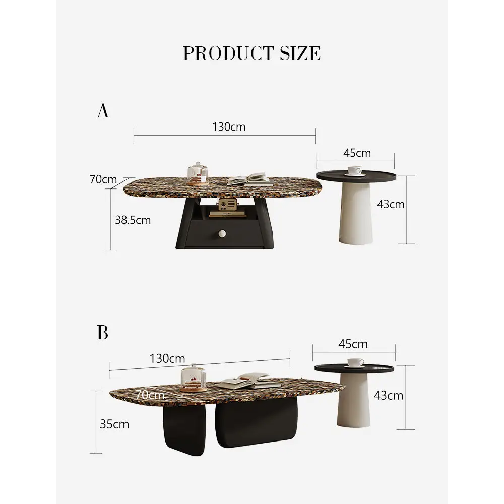 Bennett Nesting Coffee Table Set Wood