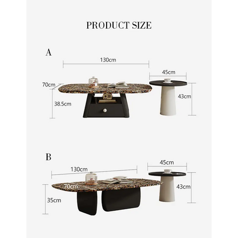 Bennett Nesting Coffee Table Set Wood