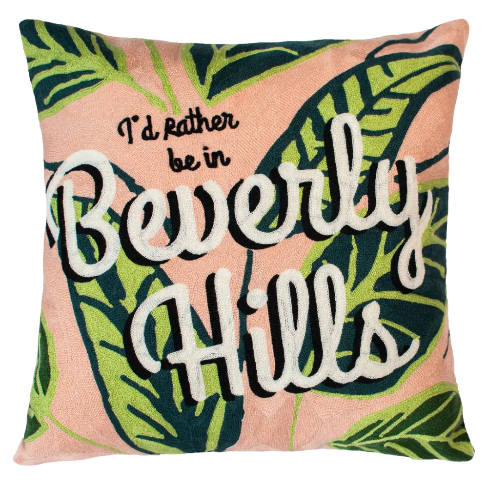 Beverly Hills Needlepoint Cushion - Cushion