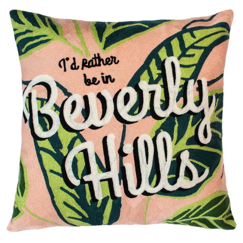 Beverly Hills Needlepoint Cushion - Cushion