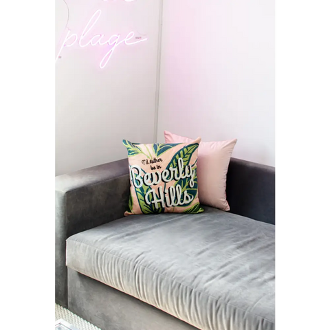 Beverly Hills Needlepoint Cushion - Cushion