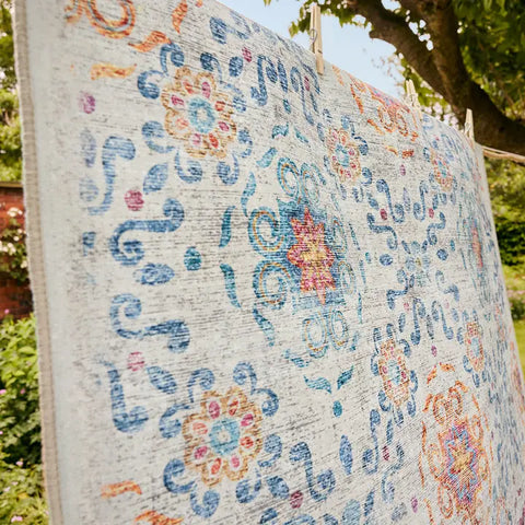 Rug Eco-Washable Modern Damask