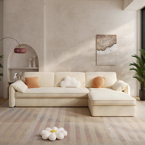 Bhatnagar Three Seater Corner Sofa Bed With Storage