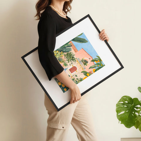 Big Wall Frames | Set of 3 Beach Decor Wall art Prints