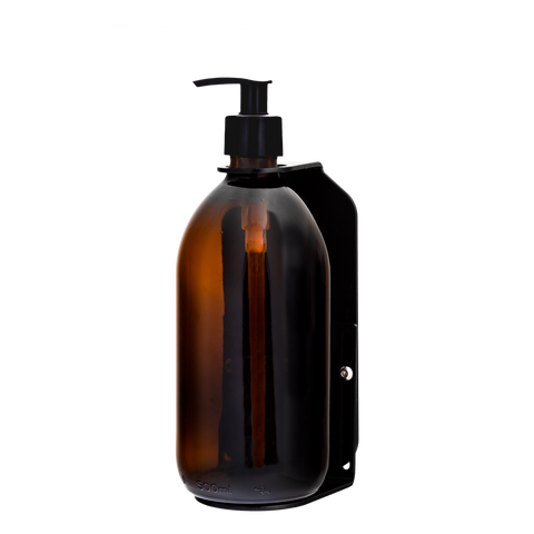 Black Single Wall Mounted Soap Dispenser