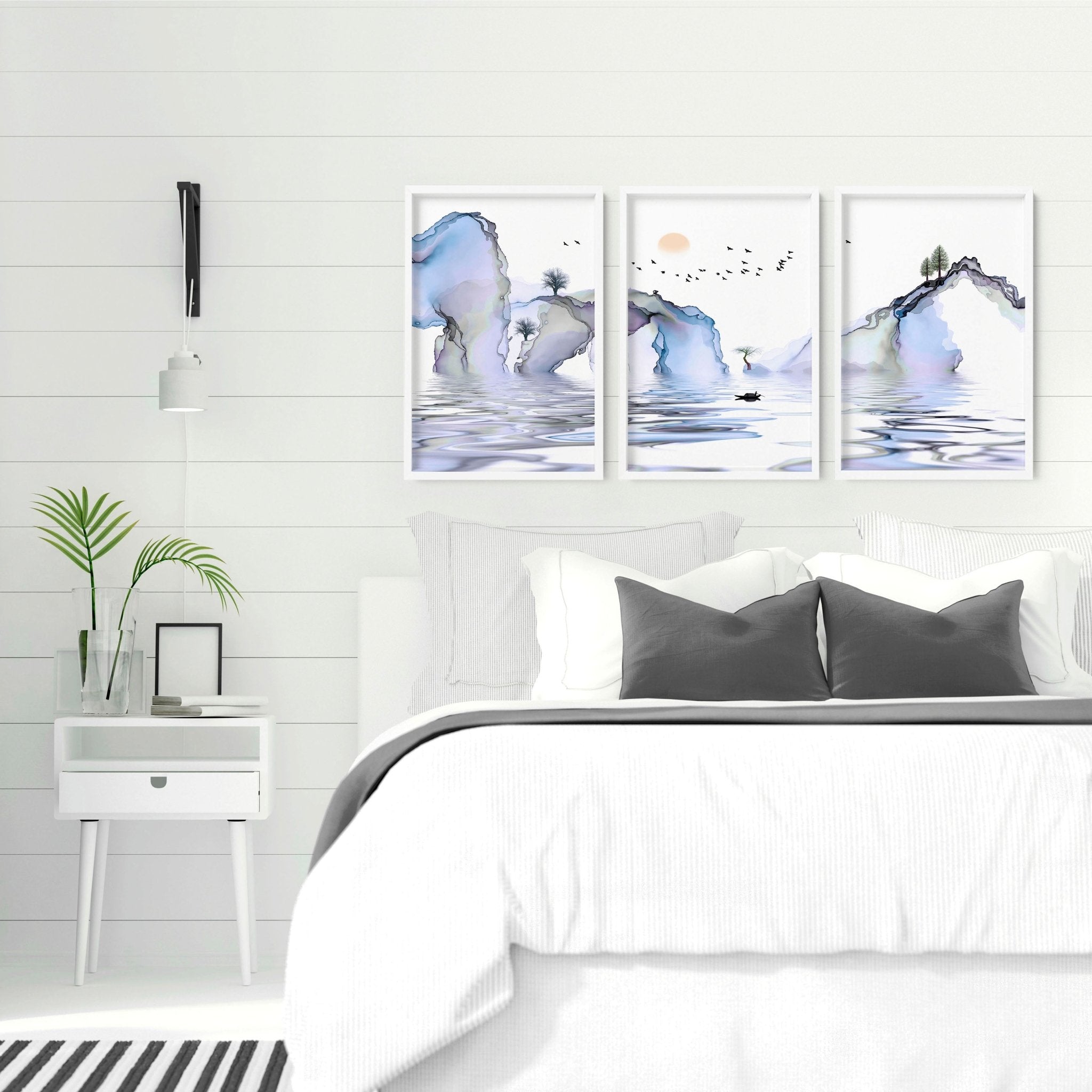 Japan art work | set of 3 framed wall art
