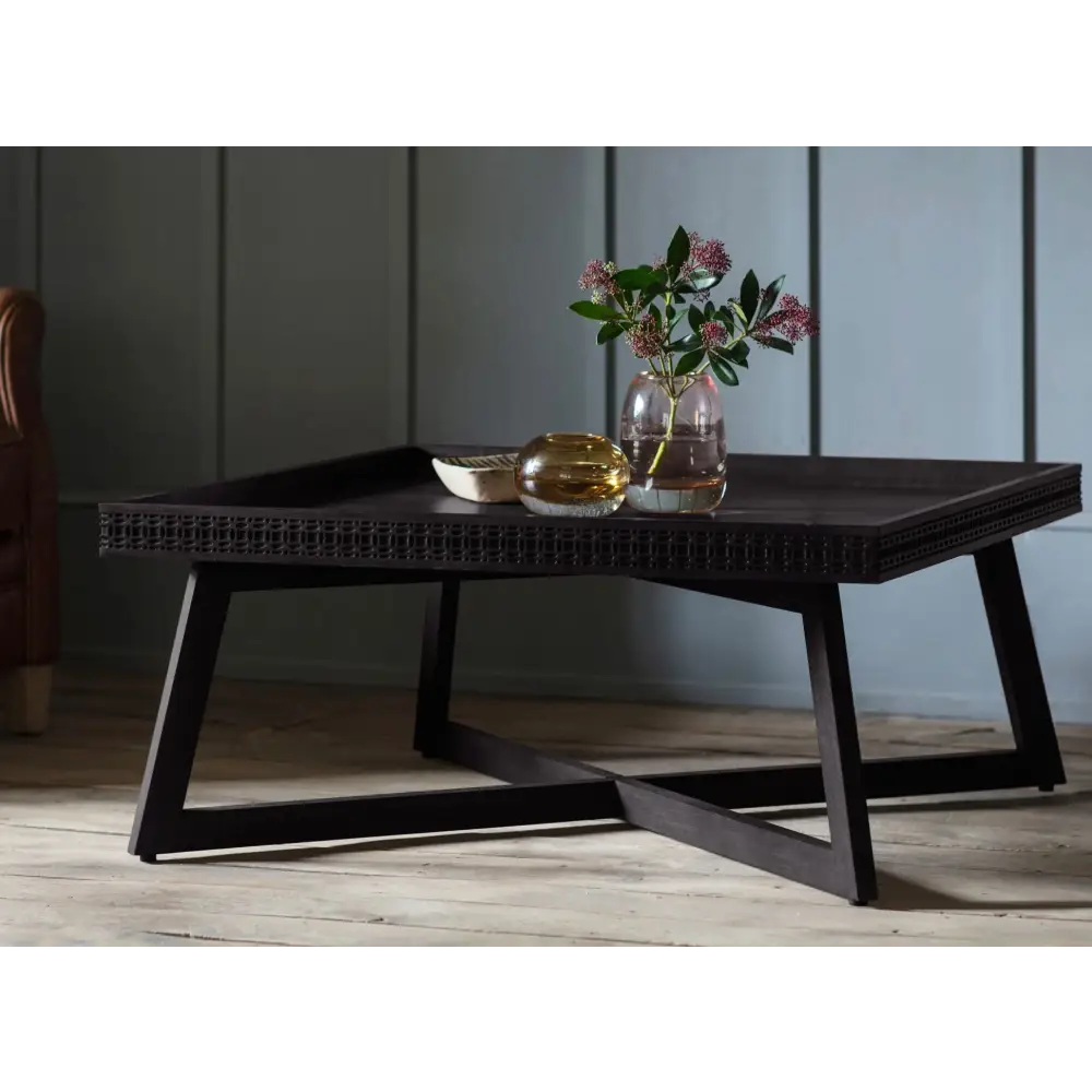 Boho Med - black coffee table - coffee table