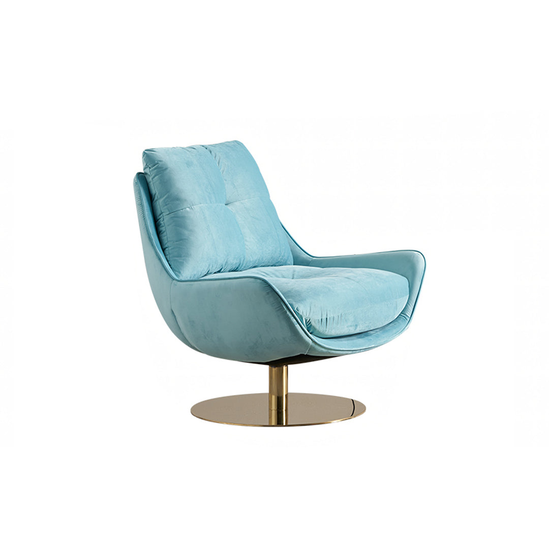 Bonnet Swivel Lounge Chair With Ottoman