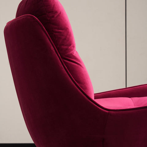 Bonnet Swivel Lounge Chair With Ottoman