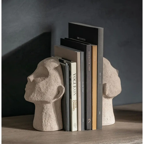 Bookend Head Sculpture - Bookend