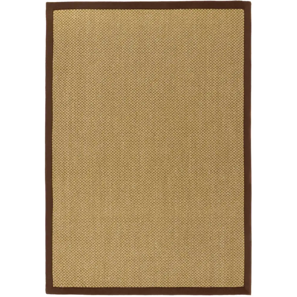 Bordered Natural Non-Slip Sisal Rug - 120X170 cm - Rugs