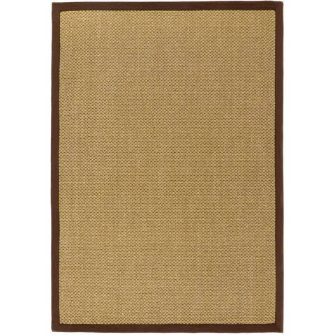 Bordered Natural Non-Slip Sisal Rug - 120X170 cm - Rugs