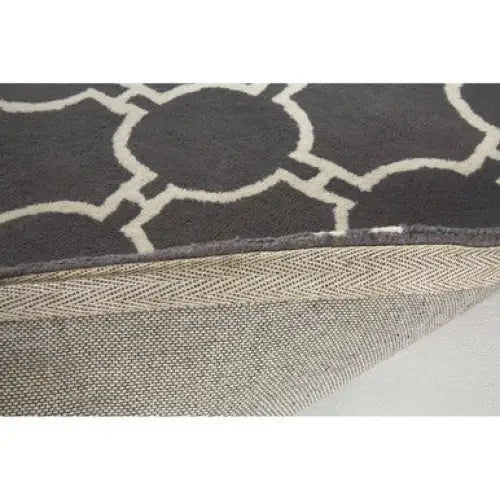 Bosie Kensington Grey & white rug
