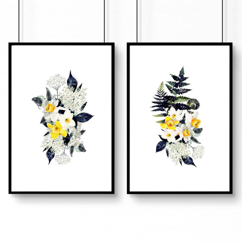 Large artwork | set of 2 pictures for hallway