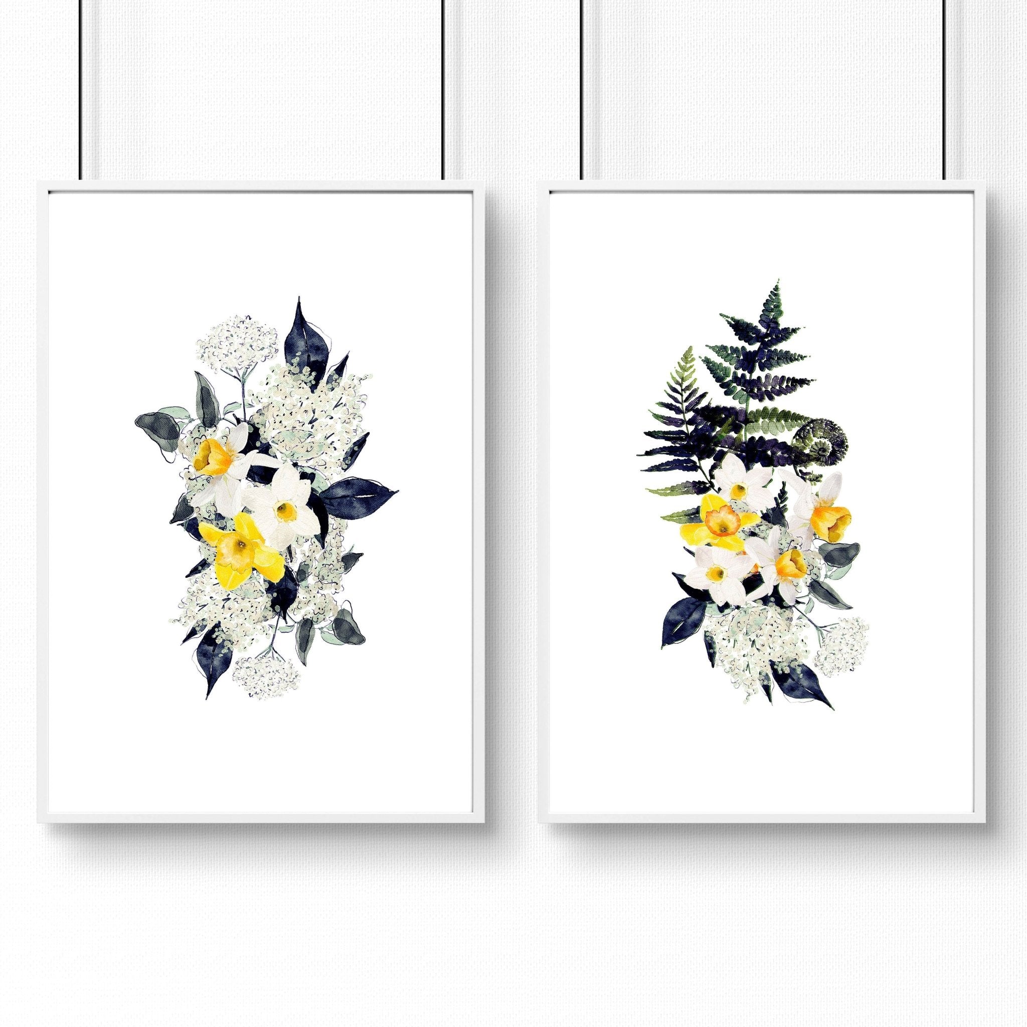 Large artwork | set of 2 pictures for hallway