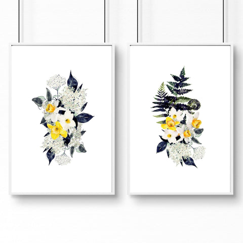 Large artwork | set of 2 pictures for hallway