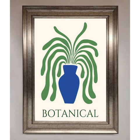 Botanical Plant Framed Wall Art - A3 (29.7 x 42 cm) / Silver - Framed Print