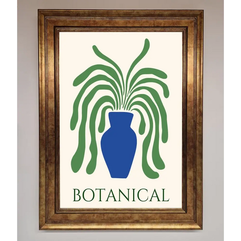 Botanical Plant Framed Wall Art - B0 (100 x 141 cm) / Bronze - Framed Print