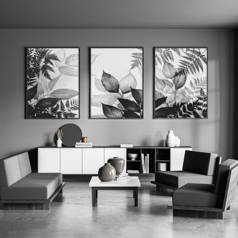 Botanical Wall Art | Set of 3 Botanical Wall art Prints