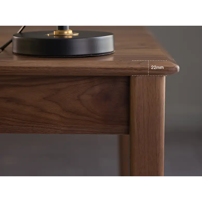 Boucher Office Desk With Storage Walnut - office desk